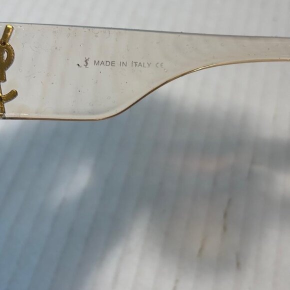 Saint Laurent Yves Sunglasses & Cloth Drawstring Case  #BO-86259 Made in Italy - Picture 7 of 7